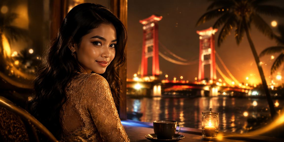 Pengguna menikmati kopi sambil melakukan deposit digital di platform online